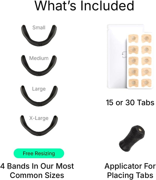 Breathing Nasal Strip Starter Kit (15 Count, Black) - Boost Oxygen , Reduce Snoring, Improve Sleep Quality - Sweat Resistant, Skin Safe Nasal Strips - Extra Strength Snoring Solution